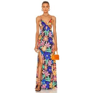 PATBO Aster Cut Out Maxi Dress